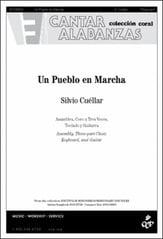 Un Pueblo en Marcha Three-Part Treble choral sheet music cover